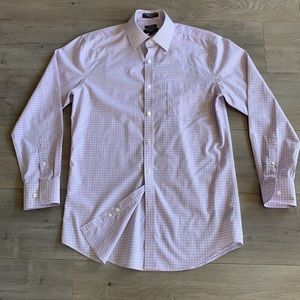 Logan Hill Non-Iron Cotton Tailored Fit Dress Shirt 15 32-33